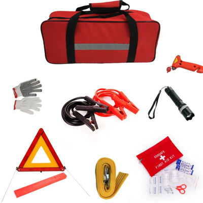 شراء حقيبة حمراء مع طباعة الشعار لمجموعة الطوارئ على الطريق للسيارة للتخييم العائلي والسيارة مع مدة صلاحية تصل إلى عامين التصنيع عبر الإنترنت