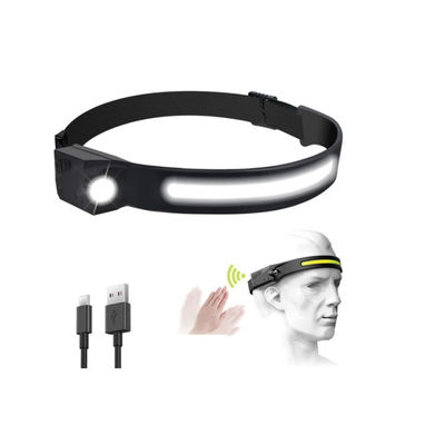 شراء 1200 ليمن USB قابلة لإعادة الشحن IP65 مضاد للماء المصباح الأمامي LED لمخيم والصيانة نور العمل التصنيع عبر الإنترنت