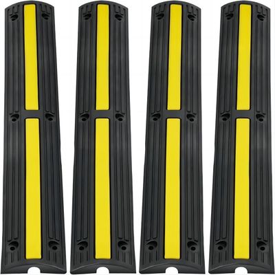 شراء 38in 6600Lbs Rubber Speed ​​Hump 4 Pack Of 1 Channel Rubber Road Hump 3ton التصنيع عبر الإنترنت