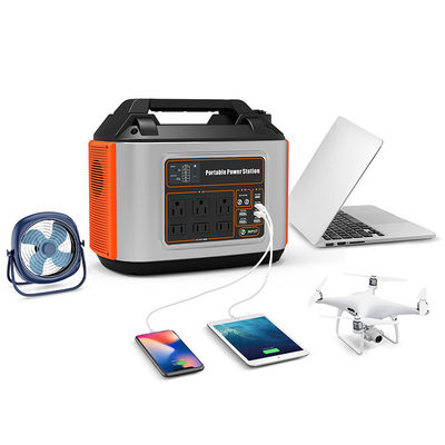 شراء مخيمات في الهواء الطلق محطة كهرباء محمولة 486Wh 500W مع شحن سريع USB وحفظ بطارية محمولة التصنيع عبر الإنترنت