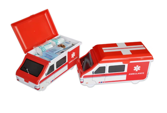 شراء Outdoor Ambulance-Shaped First Aid Kit with Custom Logo – Ideal for Medical & Emergency Use التصنيع عبر الإنترنت