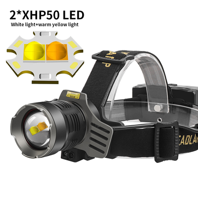 شراء مصباح أمامي LED قابل لإعادة الشحن عالي التجويف من الشركة المصنعة للمعدات الأصلية، مصباح أمامي USB-C مقاوم للماء وقابل للتكبير للخارج والعمل - سلسلة FT-H651A التصنيع عبر الإنترنت