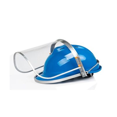 سعر جيد PVC بالمنشار Splashproof الصناعية قبعة صلبة كامل الوجه خوذة البناء CE الانترنت