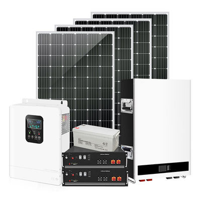 سعر جيد مجموعة شمسية كاملة خارج الشبكة مع بطاريات الليثيوم 1000W-7200W لمصدر الطاقة المستقل الانترنت