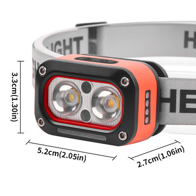 سعر جيد المصباح الأمامي FTYD-08 LED 200-400 لومن IPX4 مع ABS الضوء الأبيض للأنشطة في الهواء الطلق الانترنت