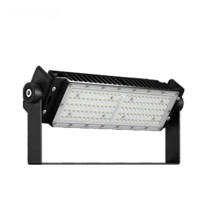 سعر جيد كشاف ضوئي LED YWFL100W بتصنيف IP66 وخيارات درجة حرارة اللون (CCT) من 3000-6500 كلفن للمطارات والمباني الكبيرة باللونين الأسود والفضي الانترنت